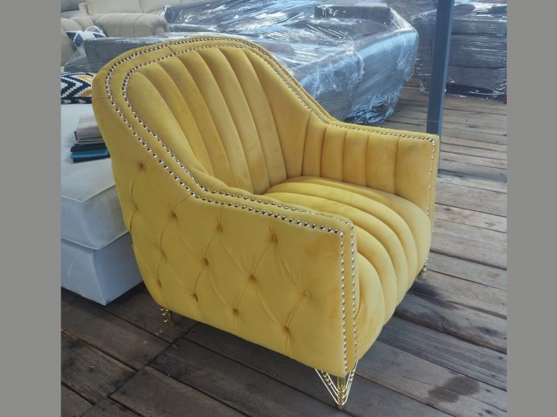 Tufted Wing Chair